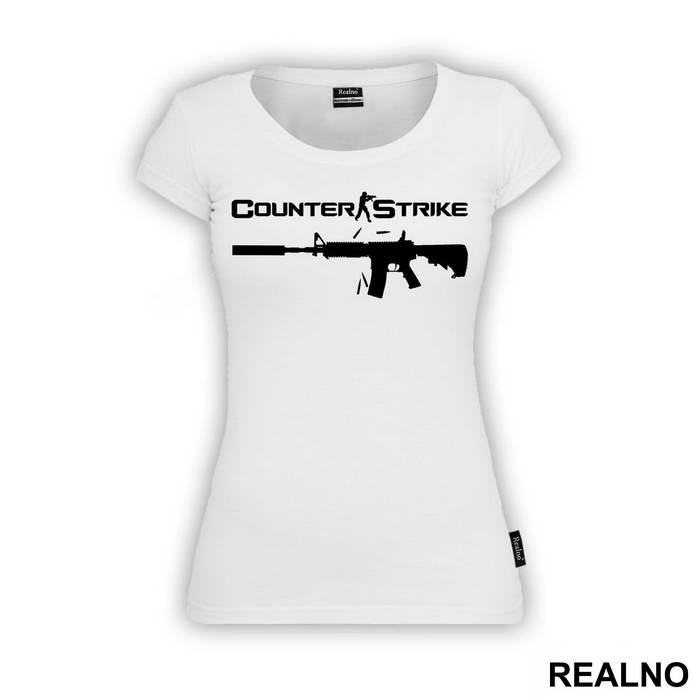 Black M16 - Counter - Strike - CS - Majica