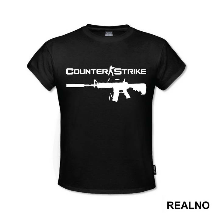 Black M16 - Counter - Strike - CS - Majica