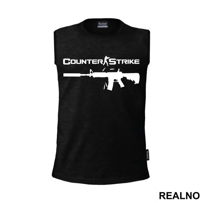Black M16 - Counter - Strike - CS - Majica