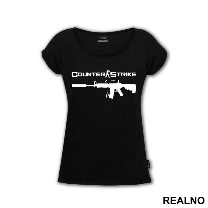 Black M16 - Counter - Strike - CS - Majica