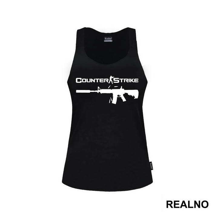 Black M16 - Counter - Strike - CS - Majica