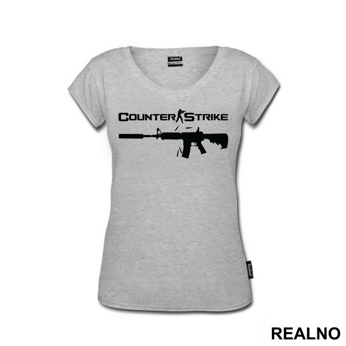 Black M16 - Counter - Strike - CS - Majica