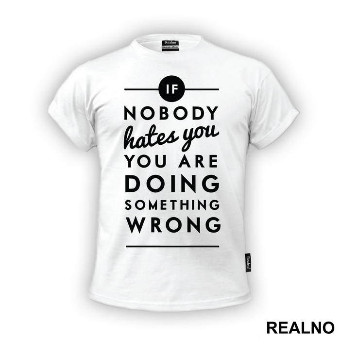 If Nobody Hates You You're Doing Something Wrong - House
