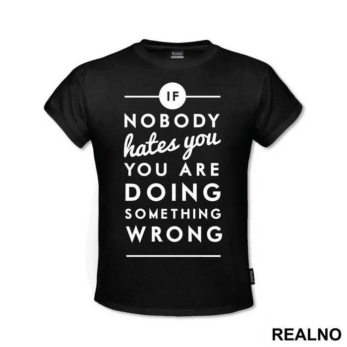 If Nobody Hates You You're Doing Something Wrong - House