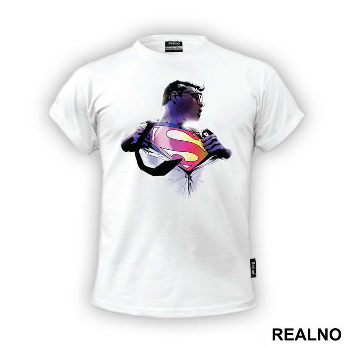 Comicbook Shirt Rip - Superman
