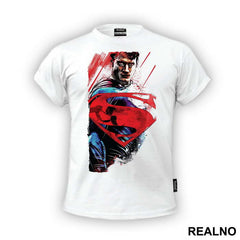 The Man Of Steel Red Eyes - Superman