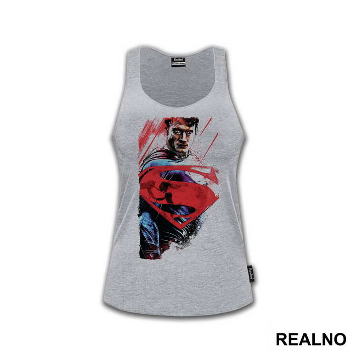 The Man Of Steel Red Eyes - Superman
