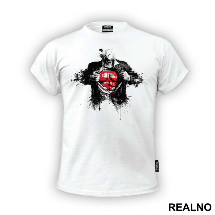 Shirt Rip Splash - Superman