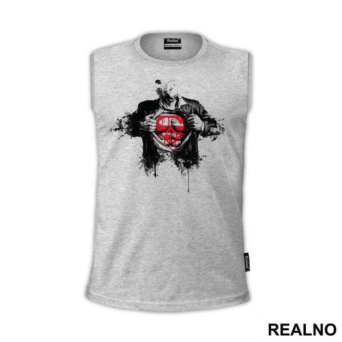 Shirt Rip Splash - Superman