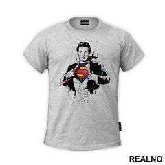 Shirt Rip Painting - Superman
