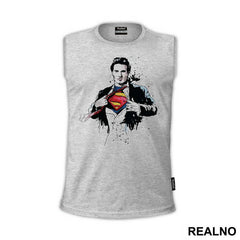 Shirt Rip Painting - Superman