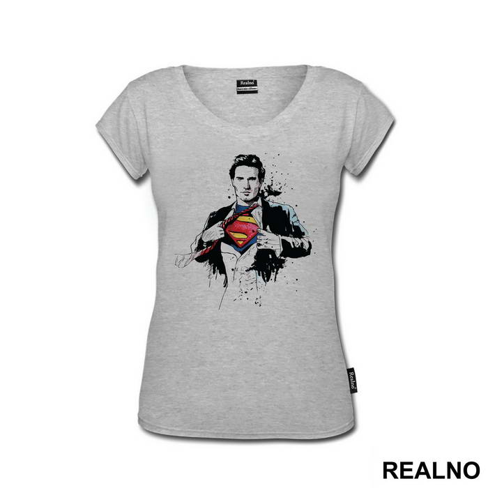 Shirt Rip Painting - Superman