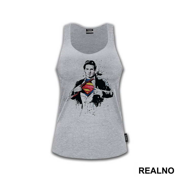 Shirt Rip Painting - Superman
