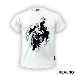 Flying Illustration - Superman