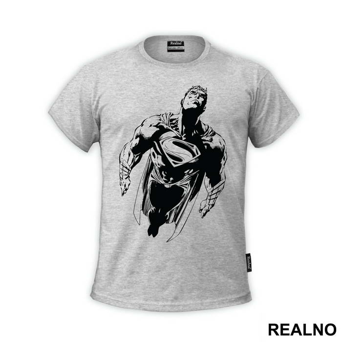 Flying Illustration - Superman