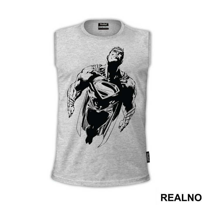 Flying Illustration - Superman