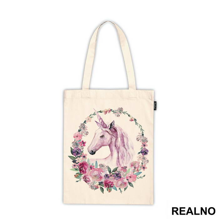 Surrounded By Flowers - Unicorn - Jednorog - Majica