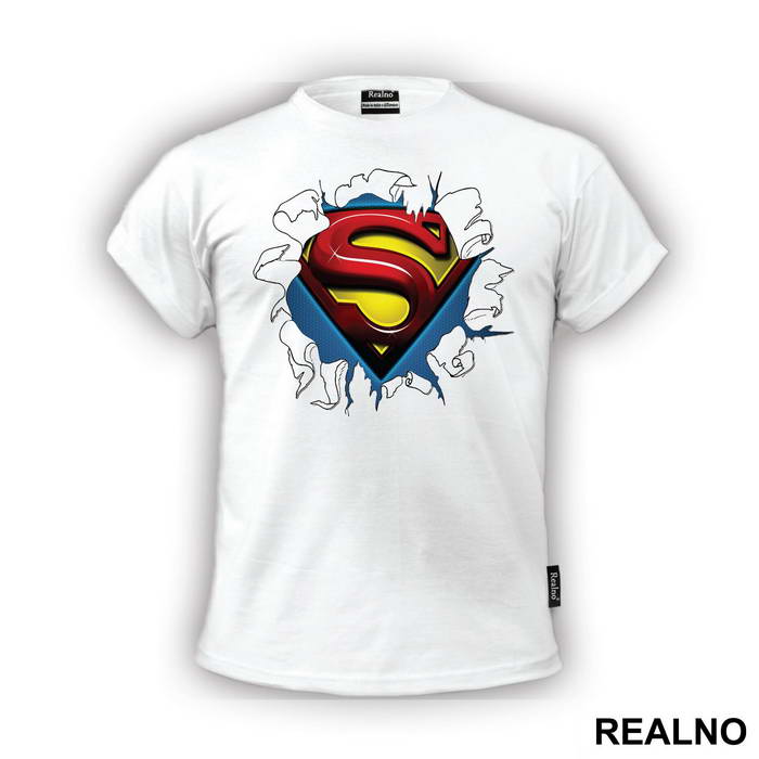Logo Shirt Rip - Superman