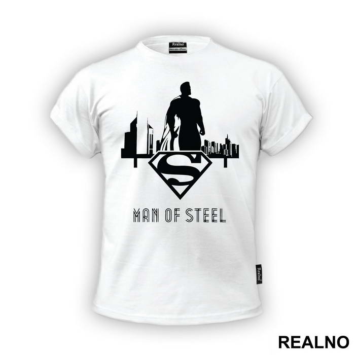 Man Of Steel City Silhouette - Superman