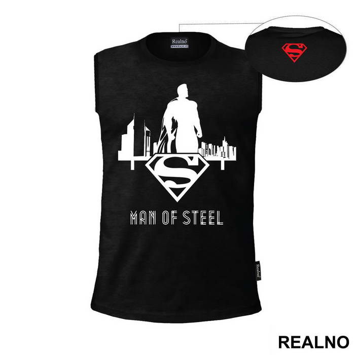 Man Of Steel City Silhouette - Superman