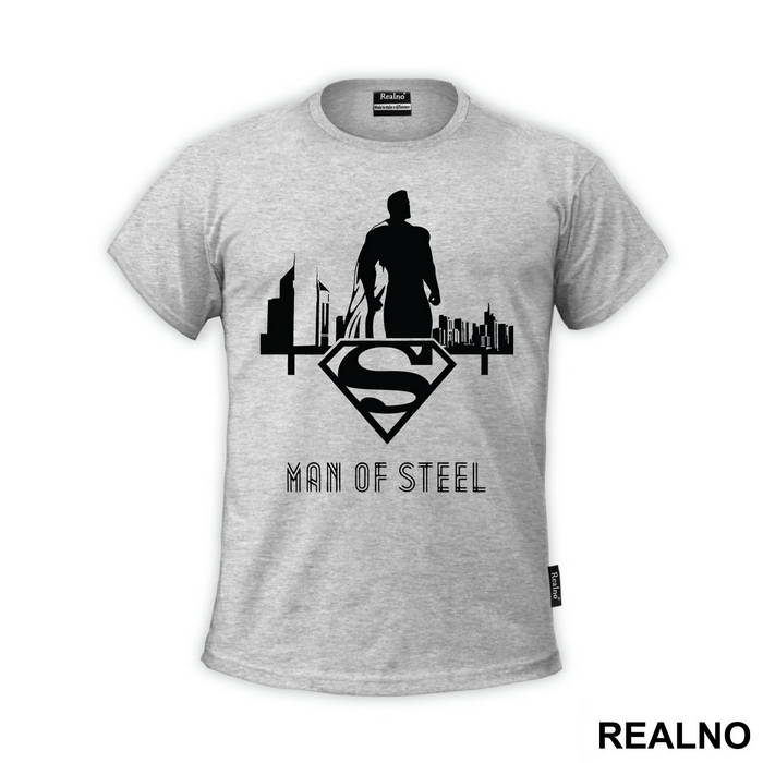Man Of Steel City Silhouette - Superman