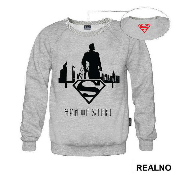 Man Of Steel City Silhouette - Superman
