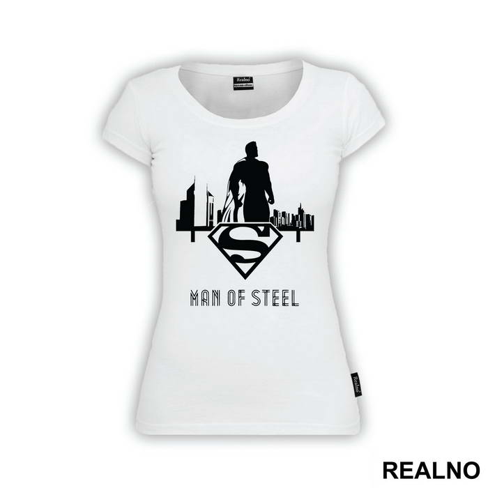Man Of Steel City Silhouette - Superman
