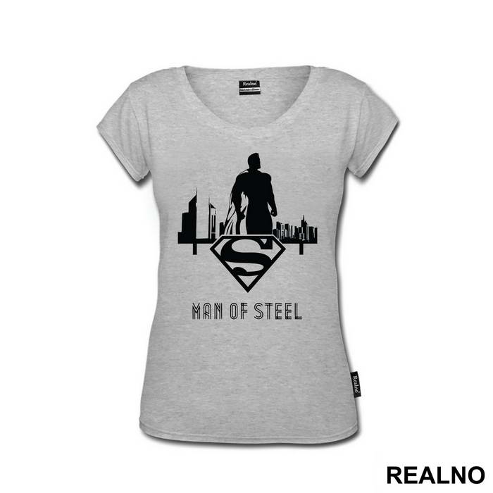 Man Of Steel City Silhouette - Superman