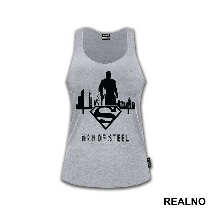 Man Of Steel City Silhouette - Superman