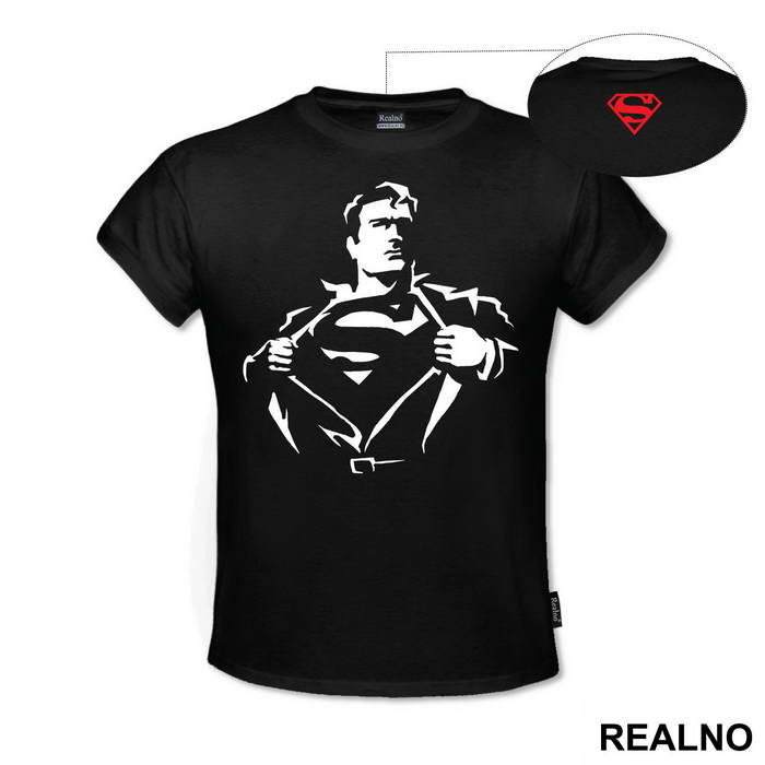 Shirt Rip Illustration - Superman