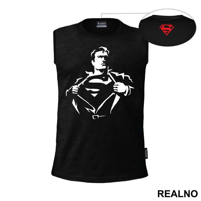 Shirt Rip Illustration - Superman