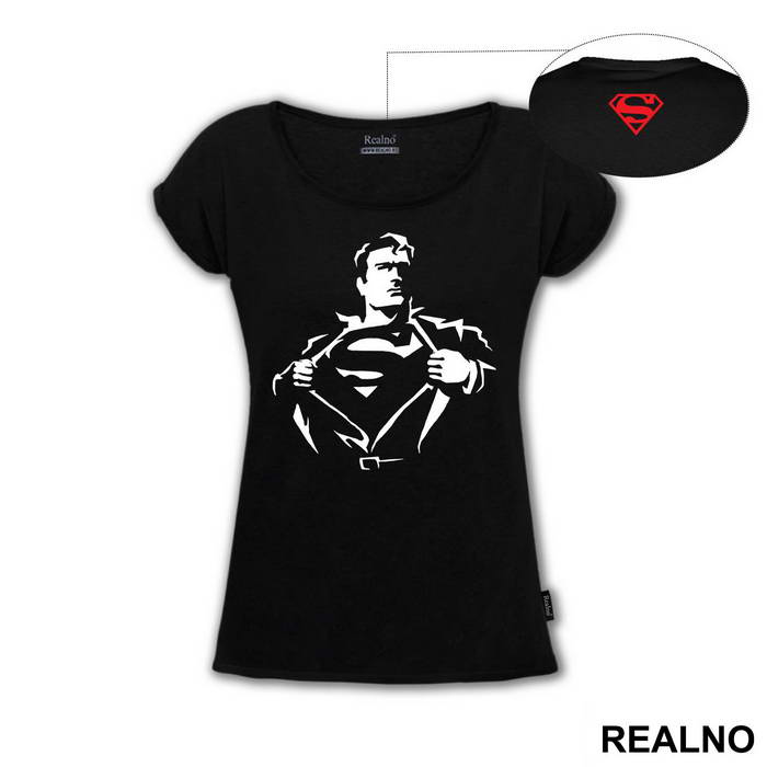 Shirt Rip Illustration - Superman