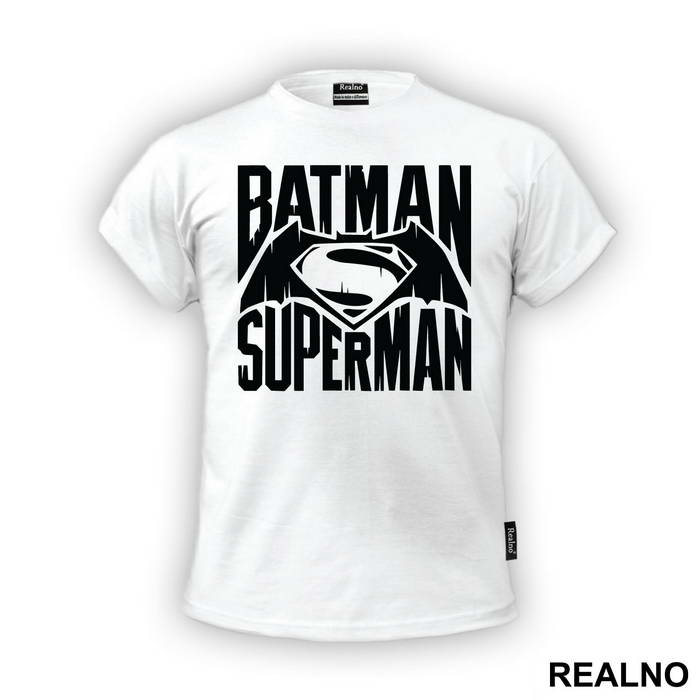 Batman Vs Text Logo - Superman