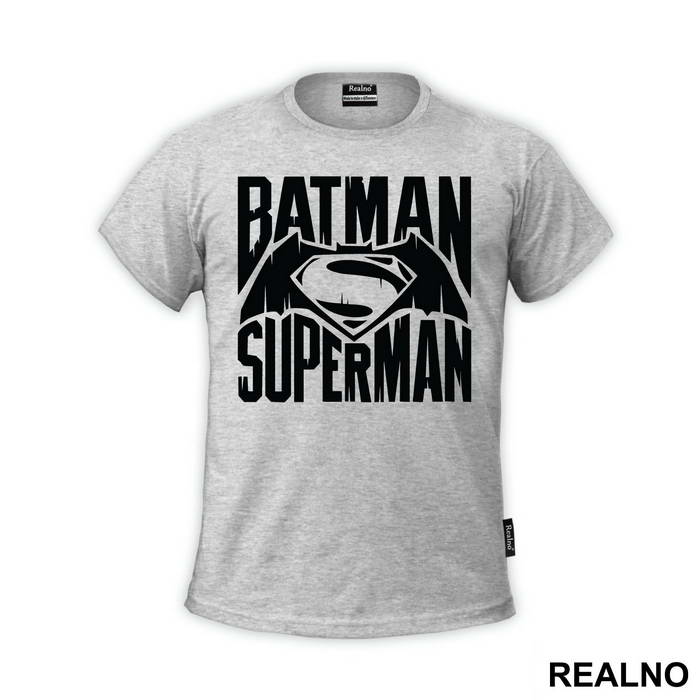 Batman Vs Text Logo - Superman