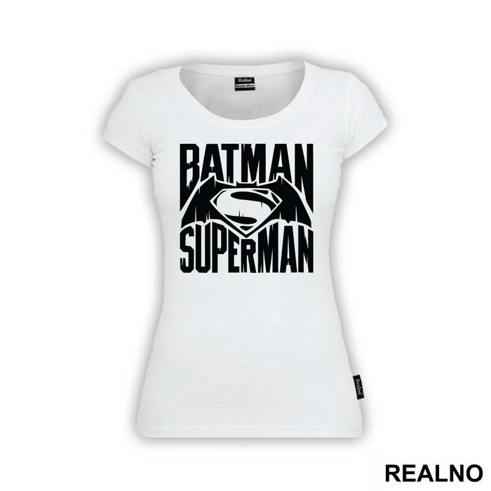 Batman Vs Text Logo - Superman