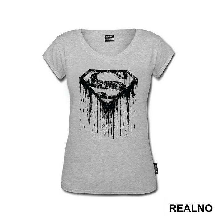 Superman Paint Splash Logo - Superman