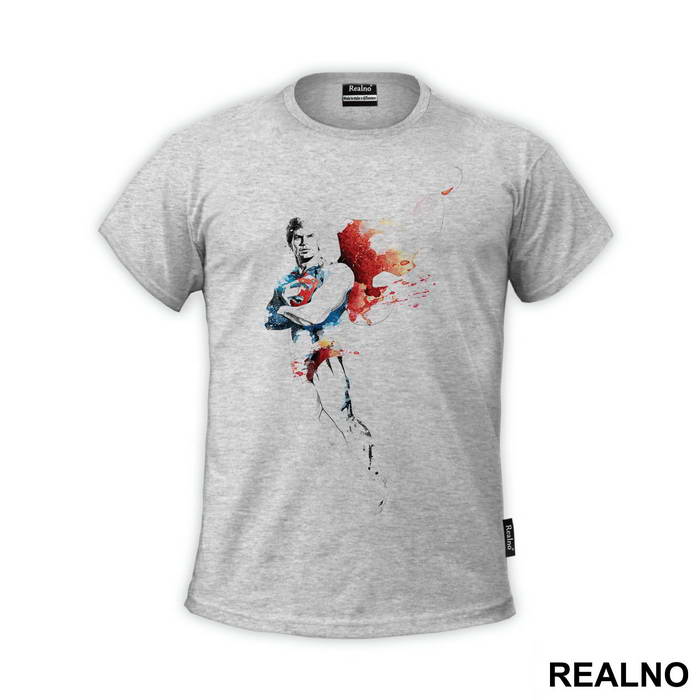 Superman Flying Painting - Superman