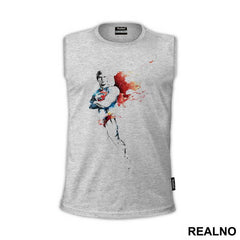 Superman Flying Painting - Superman