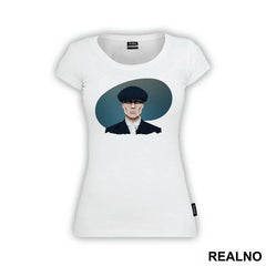 Thomas Shelby Portrait Blue Background - Peaky Blinders