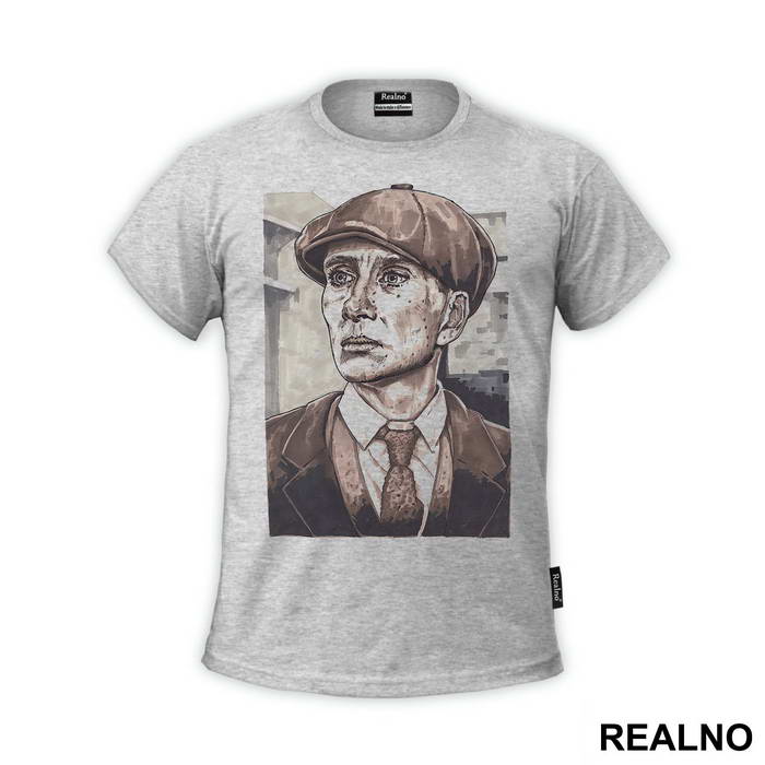 Thomas Shelby Sepia Portrait - Peaky Blinders