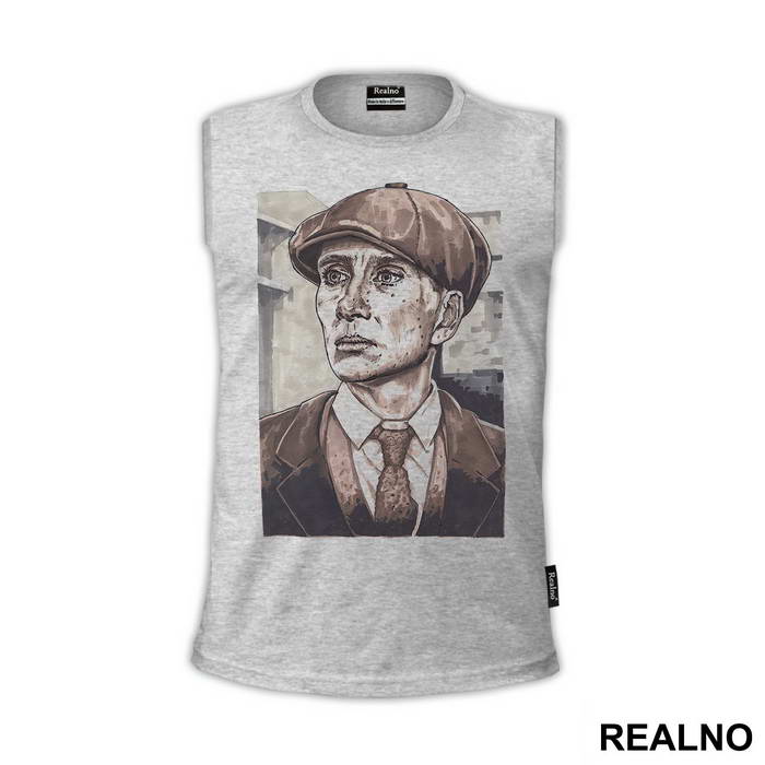 Thomas Shelby Sepia Portrait - Peaky Blinders