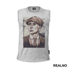 Thomas Shelby Sepia Portrait - Peaky Blinders