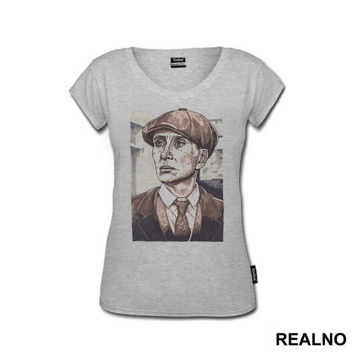 Thomas Shelby Sepia Portrait - Peaky Blinders