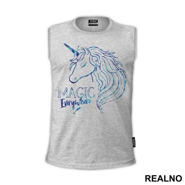 Magic Everywhere - Unicorn - Jednorog - Majica