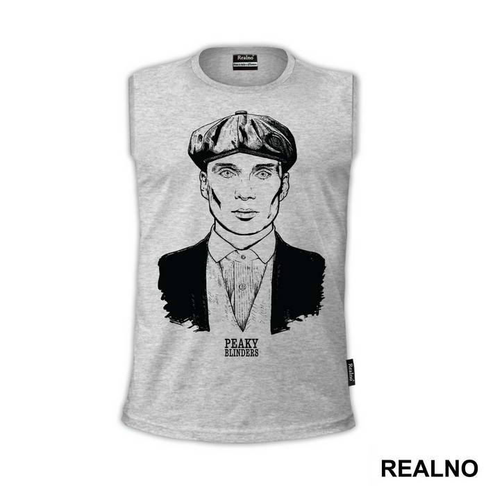 Thomas Shelby Illustration Portrait - Peaky Blinders