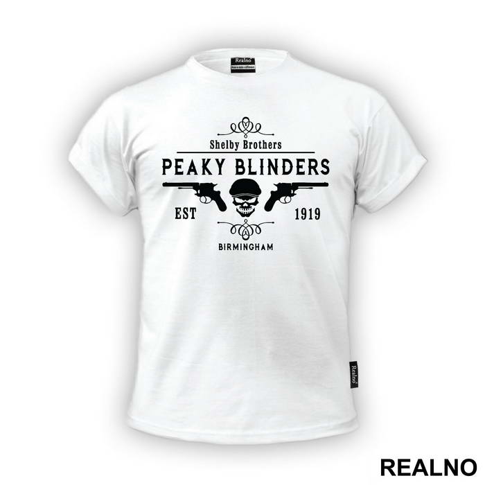 Shelby Brother Guns And Skull - Peaky Blinders