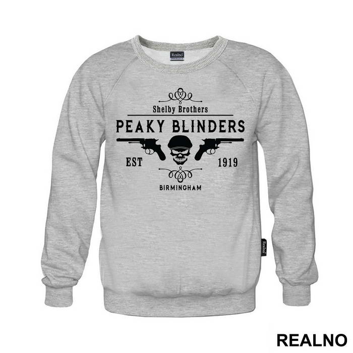 Shelby Brother Guns And Skull - Peaky Blinders