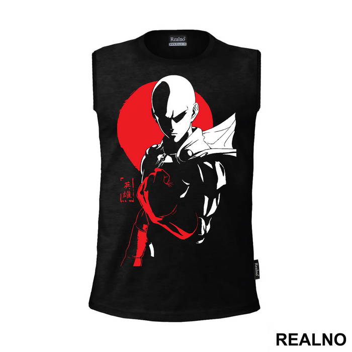 Saitama Fist Red Moon - One Punch Man - Majica