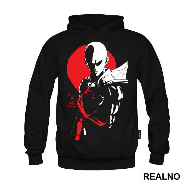 Saitama Fist Red Moon - One Punch Man - Majica