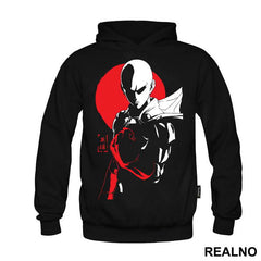 Saitama Fist Red Moon - One Punch Man - Majica